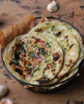 Garlic Naan (Garlic Flavored Flatbread)