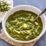 Palak Paneer (Cottage Cheese in Spinach Gravy)
