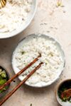 Coconut Rice (South Indian Style Coconut Rice)