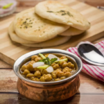 Cholle Kulche (Spiced Chickpeas with Soft Flatbread)